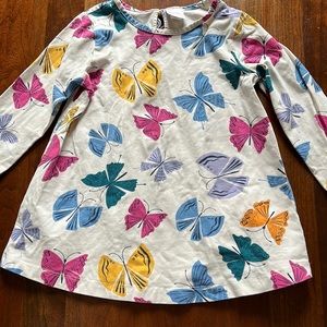Hanna Andersson long sleeve butterfly shirt.